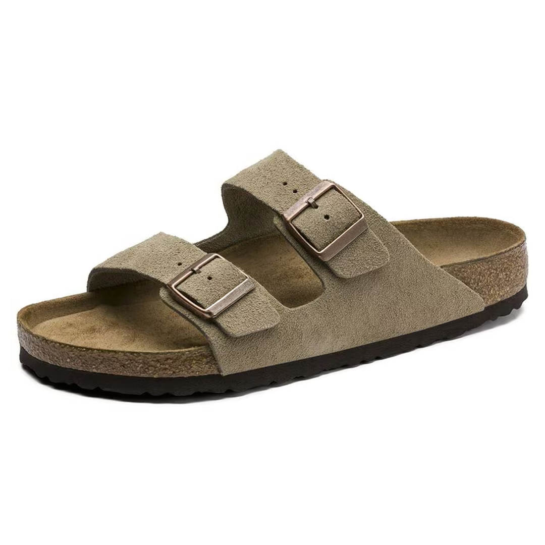 Sandale Lit de Pied Souple Suède