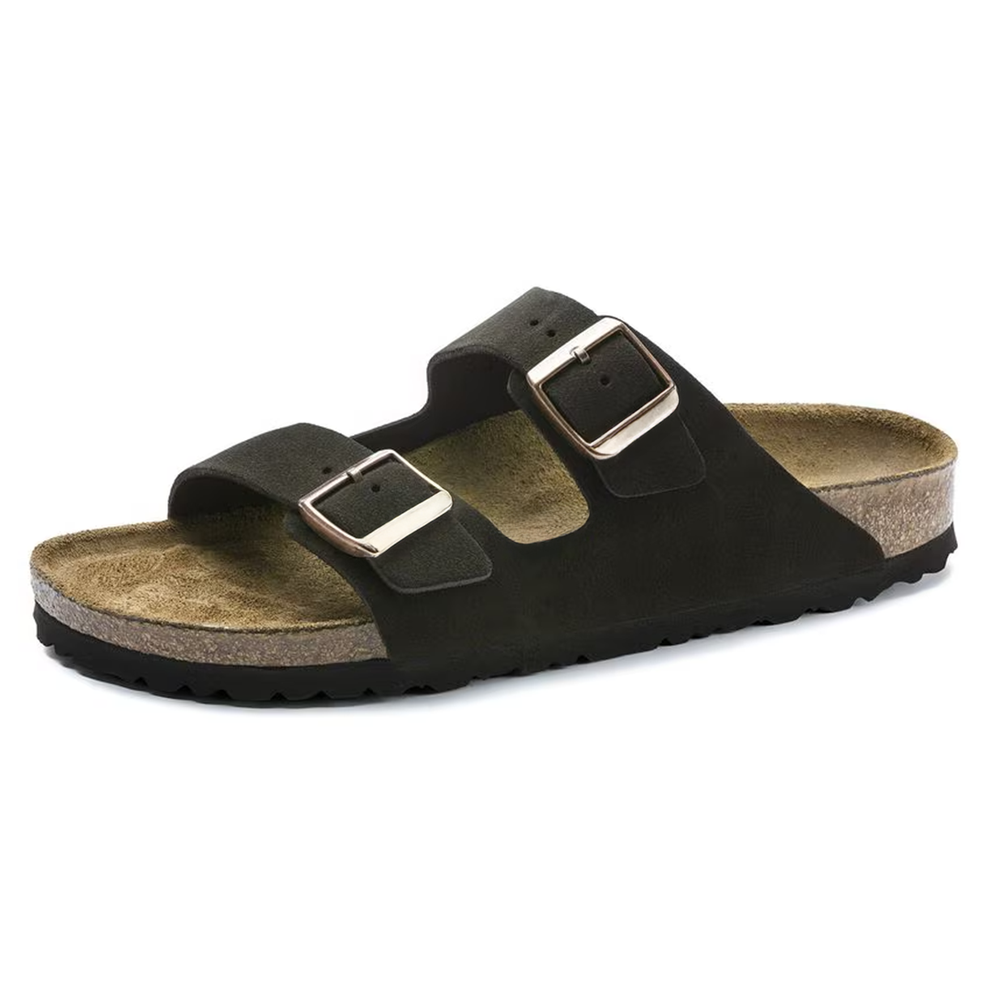 Sandale Lit de Pied Souple Suède