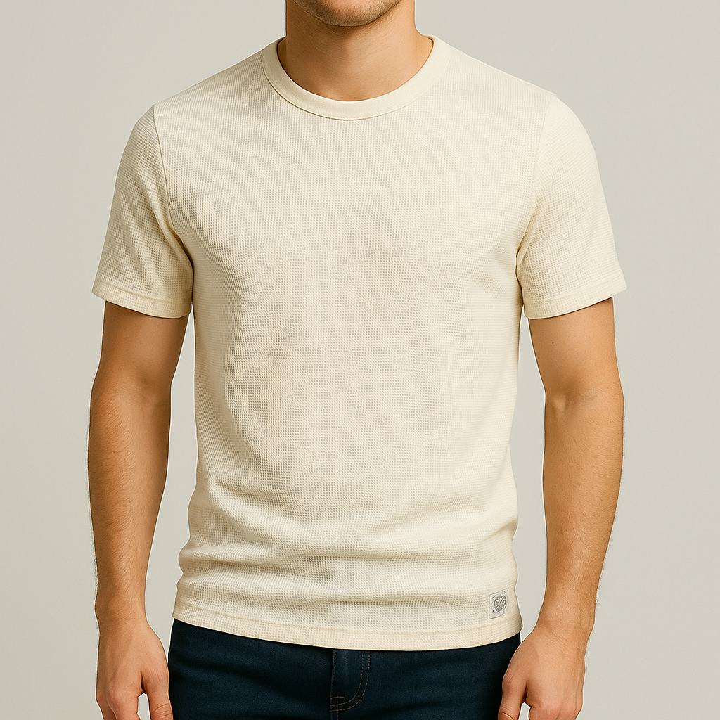 T-Shirt Elgar Strickstruktur