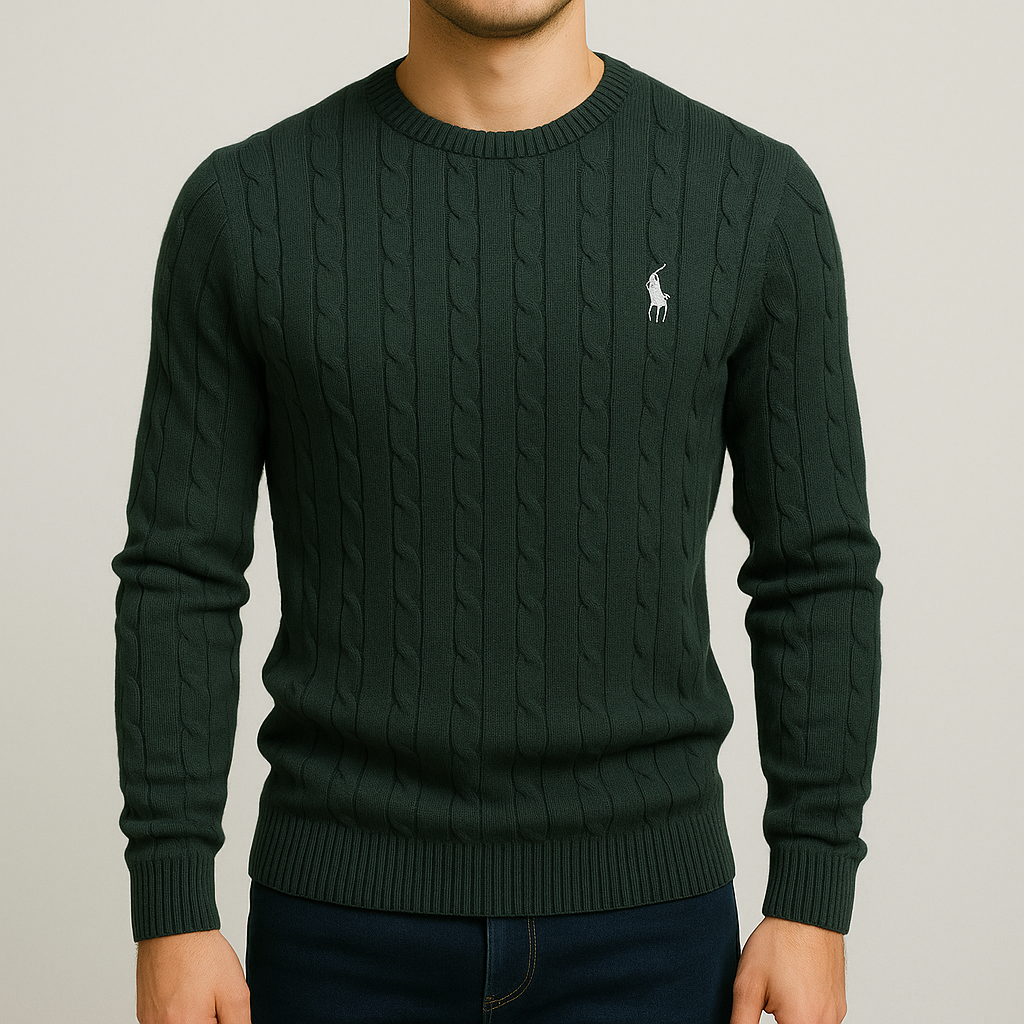 Pullover Arven Zopfstrick Klassisch