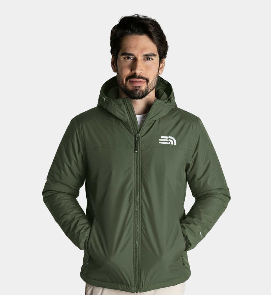 Veste droite légère à capuche